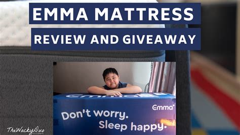 Emma Mattress Review Giveaway Worth Up To 899