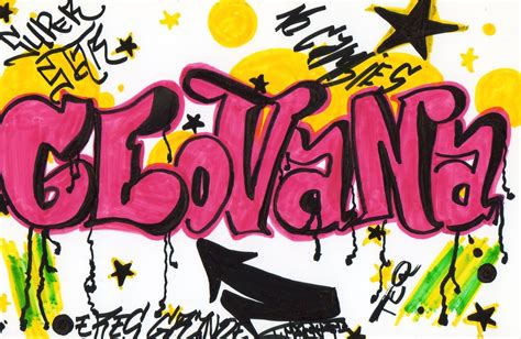Misdibujostm31 Graffiti Nombre Geovana