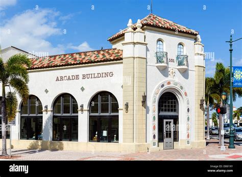 The historic Arcade Building on Orange Avenue in downtown Fort Pierce
