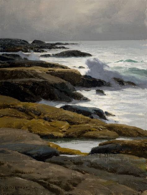 The Paintings Of Donald Demers Seascape Paintings Beach Painting