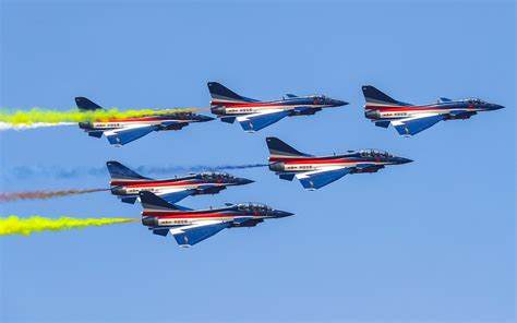 National raspberry cream pie day. PLAAF August 1st/Ba Yi Aerobatics Team Chengdu J-10 ...