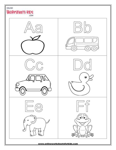 Download Free Printable Letter Coloring Worksheets For Kids 01