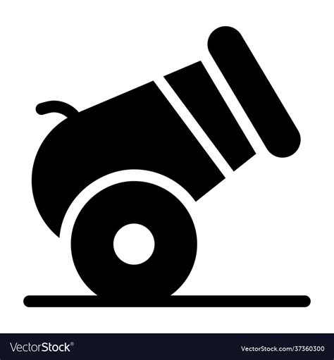 cannon royalty free vector image vectorstock