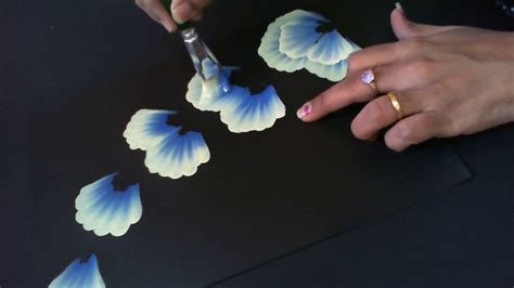 Acrylic Painting One Stroke Technique Decorative Art Youtube