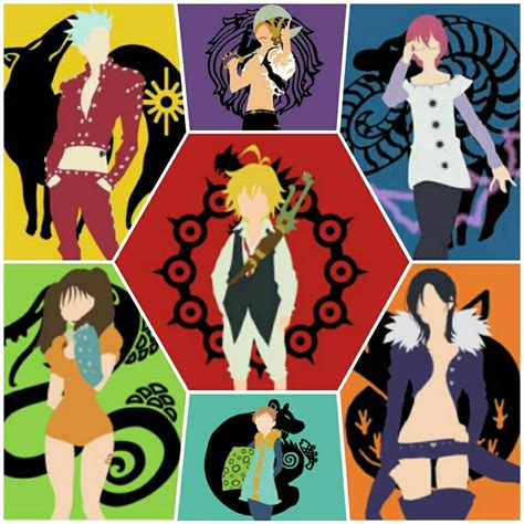 Os 7 Pecados Capitais Anime Sete Pecados Capitais Personagens De Anime Nanatsu No Taizai Mangá