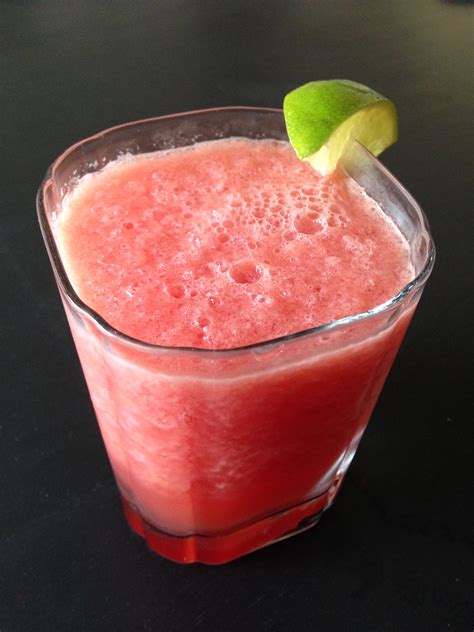 Watermelon Vodka Slush With A Hint Of Lime Living Healthy In Seattle