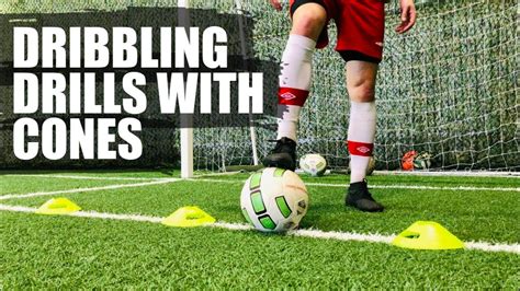 Soccer Dribbling Drills With Cones Football Dribbling Skills Through Cones New Tutorial