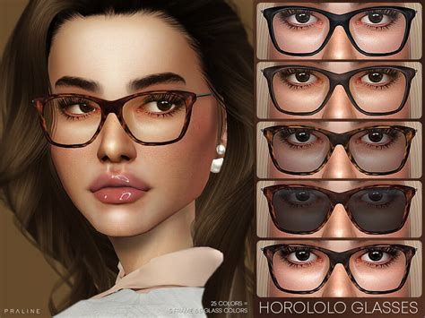 Sims 4 Horololo Glasses Unisex Glasses The Sims Book