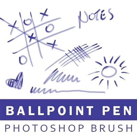 Ballpoint Pen Brush Photoshop