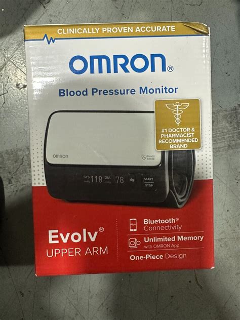 Omron Evolv Wireless Upper Arm Blood Pressure Monitor Sealed Nib Bp7000