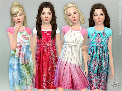 Designer Dresses Collection P80 By Lillka At Tsr Sims 4 Updates
