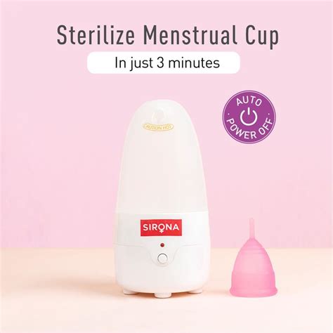 Buy Sirona Menstrual Cup Sterilizer Electric Online Best Price