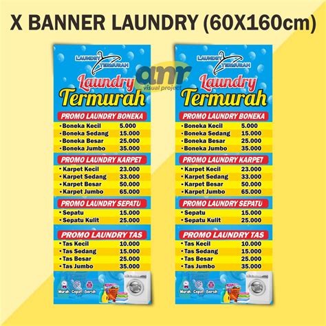 Jual Softfile Spanduk Laundry X Banner Laundry Banner Laundry Brosur Laundry Murah