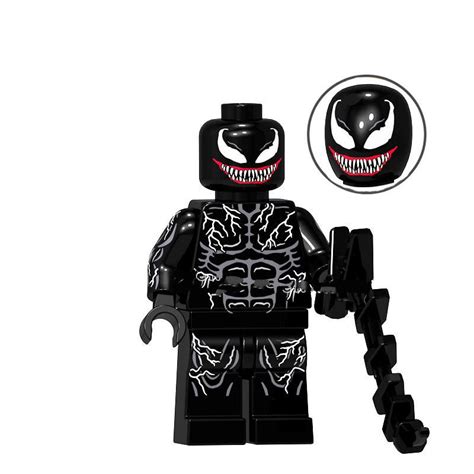 Venom Laughs Super Hero Lego Minifigure Toy