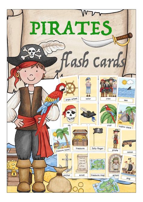 Flash Cards Pirates By Teach Simple
