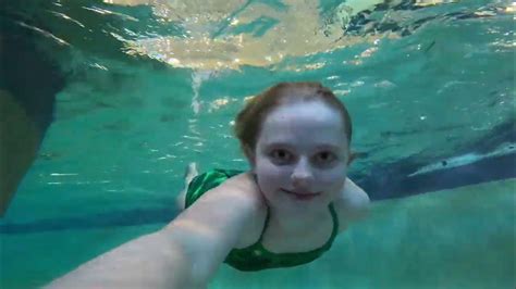 Elizabeth And The Slide N Pool Swim Youtube