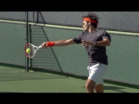 Roger federer forehand slow motion roger federer tennis forehand is a thing of beauty that many coaches use as the. Roger Federer Forehand in Super Slow Motion - Indian Wells ...