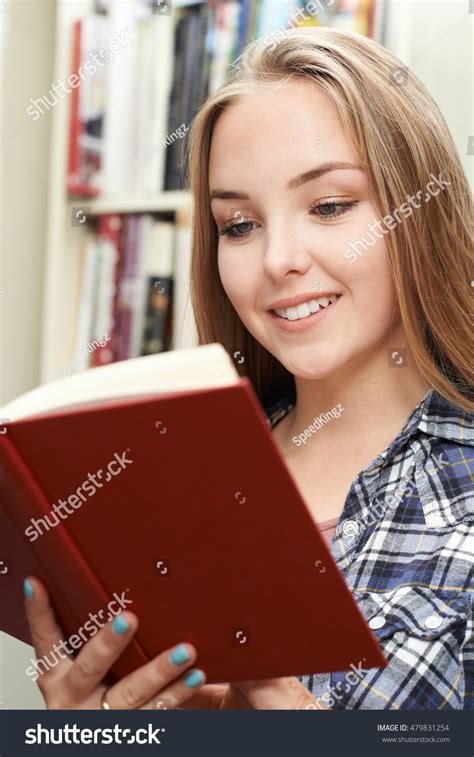 Teenage Girl Reading Book Home Stock Photo 479831254 Shutterstock