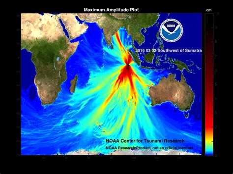 NOAA Center for Tsunami Research - Tsunami Event - March 2, 2016 Southwest of Sumatra Tsunami