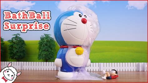 Doraemon Toy Bath Ball Surprise Egg Youtube