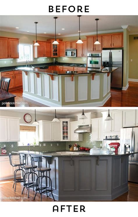 How To Paint Kitchen Cabinets White Before And After Pictures