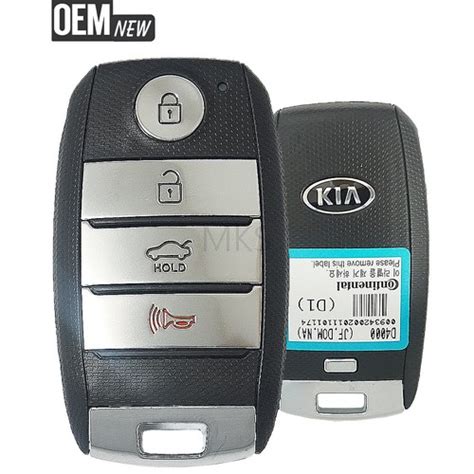 2016 2020 Kia Optima Smart Key 4 Button Oem My Key Supply
