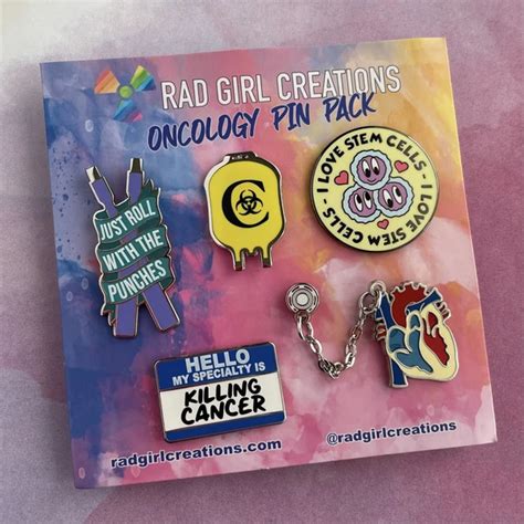 Oncology Pin Pack Pin Oncology Medical Pins