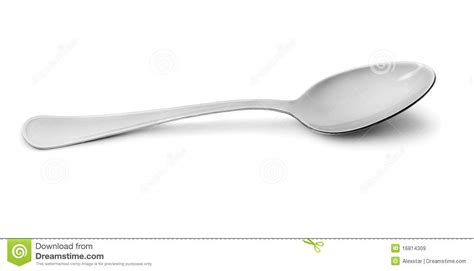 Spoon On White Background Stock Image Image Of Utensil