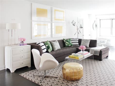 12 Living Room Ideas For A Grey Sectional Hgtvs