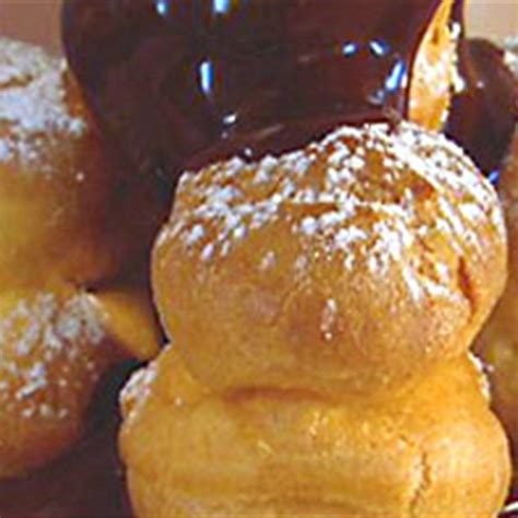 French choux pastry recipe for puffs and eclairs. Profiteroles with hot chocolate sauce | Recipe | Gordon ...