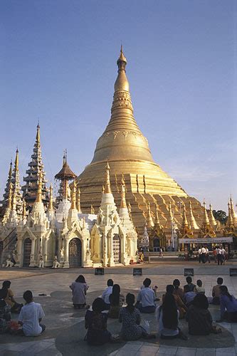 Shwedagon Pagoda Rangoon Myanmar Burma