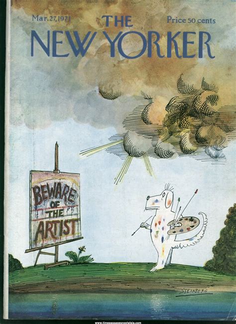New yorker magazine art director francoise mouly and editor david remnick discuss the cover selection process with mo rocca. New Yorker Magazine - March 27, 1971 - Cover by Saul ...
