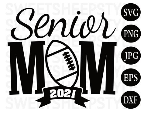 Football Mom Svg Football Senior Mom Svg Sport Mom Svg Etsy