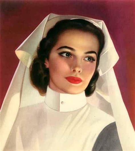 1940s Pin Up Girl American Red Cross Nurse Ww Ii Picture Poster Print Art Emploi De Rêve Pin