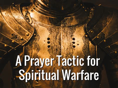 Prayer Tactic For Spiritual Warfare Presbyterian Reformed Ministries