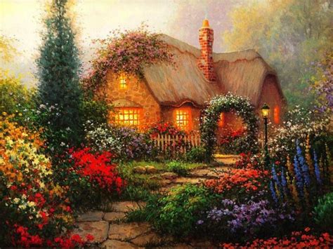Enchanted Cottage Wallpapers Wallpaper Cave