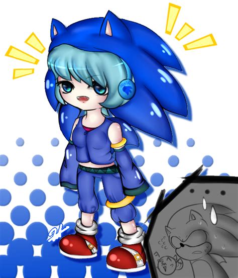 Hatsune Miku Sonic Ver By Pong Po On Deviantart