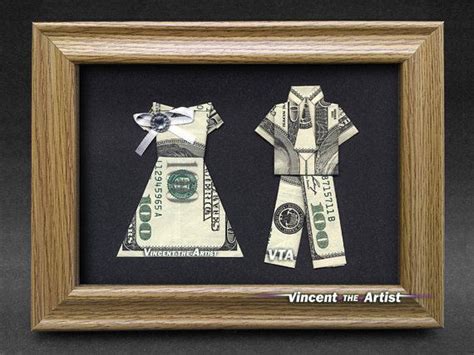 Creative ways bridal shower money gift ideas. Beautiful BRIDE GROOM Money Gift Made with three $100 ...