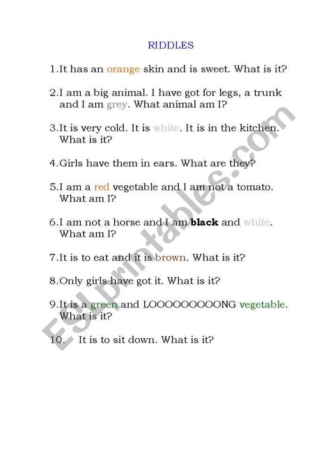 Free Printable Riddles With Answers Free Printable Vrogue Co