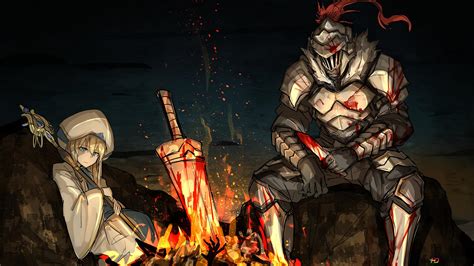 Goblin Slayer And Priestess 4k Wallpaper Download