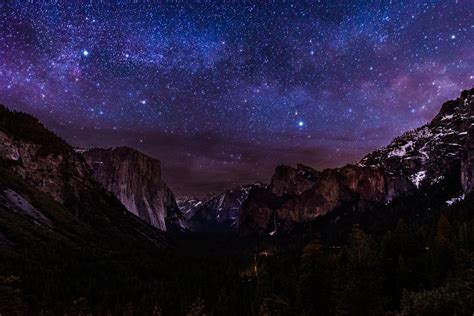 Yosemite Night Wallpaper Pixelstalknet National Park Photos Yosemite National Park