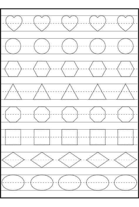 Preschool Tracing Worksheets  Best Coloring Pages For Kids