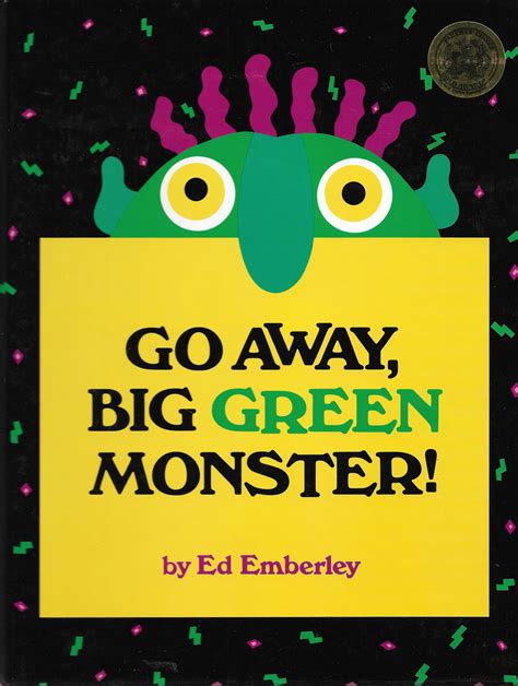Go Away Big Green Monster By Ed Emberley Very Good Hardcover 1992