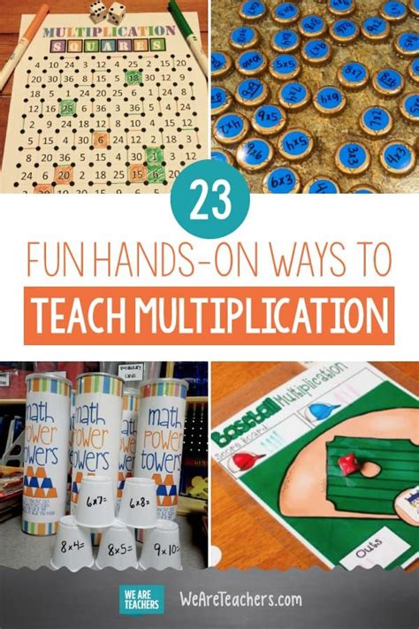 44 Fun Hands On Ways To Teach Multiplication Teaching Multiplication