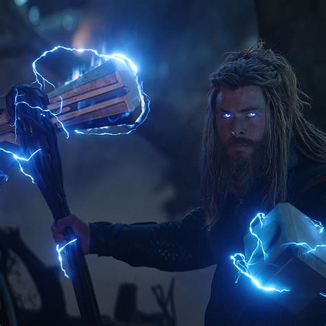 Avengers Endgame Thor Stormbreaker Mjolnir Lightning 8k 173