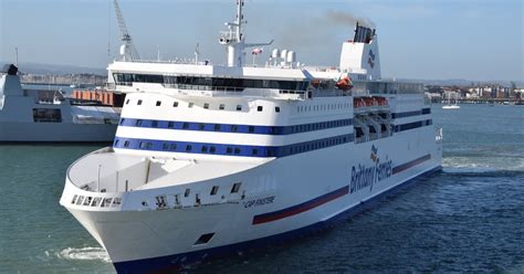 Brittany Ferries Cap Finistere Arriving Portsmouth