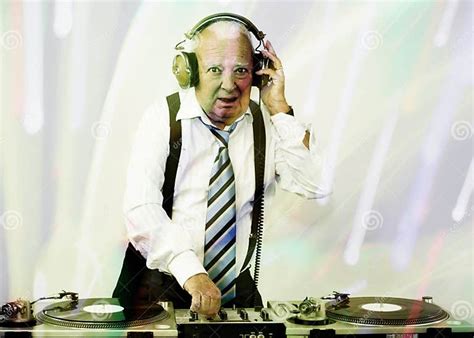 Grandpa Dj Stock Image Image Of Person Male Retro 30770567