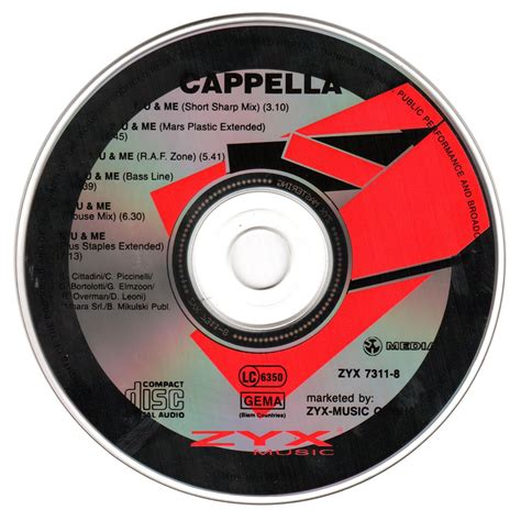 U And Me German Release Cappella Mp3 Buy Full Tracklist