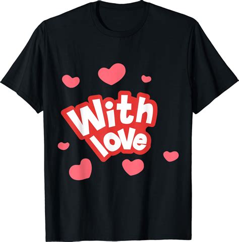 With Love T Shirt Uk Clothing