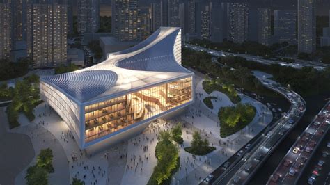 Vast Canyon Of Books Splits Open In Stunning New Public Library In China